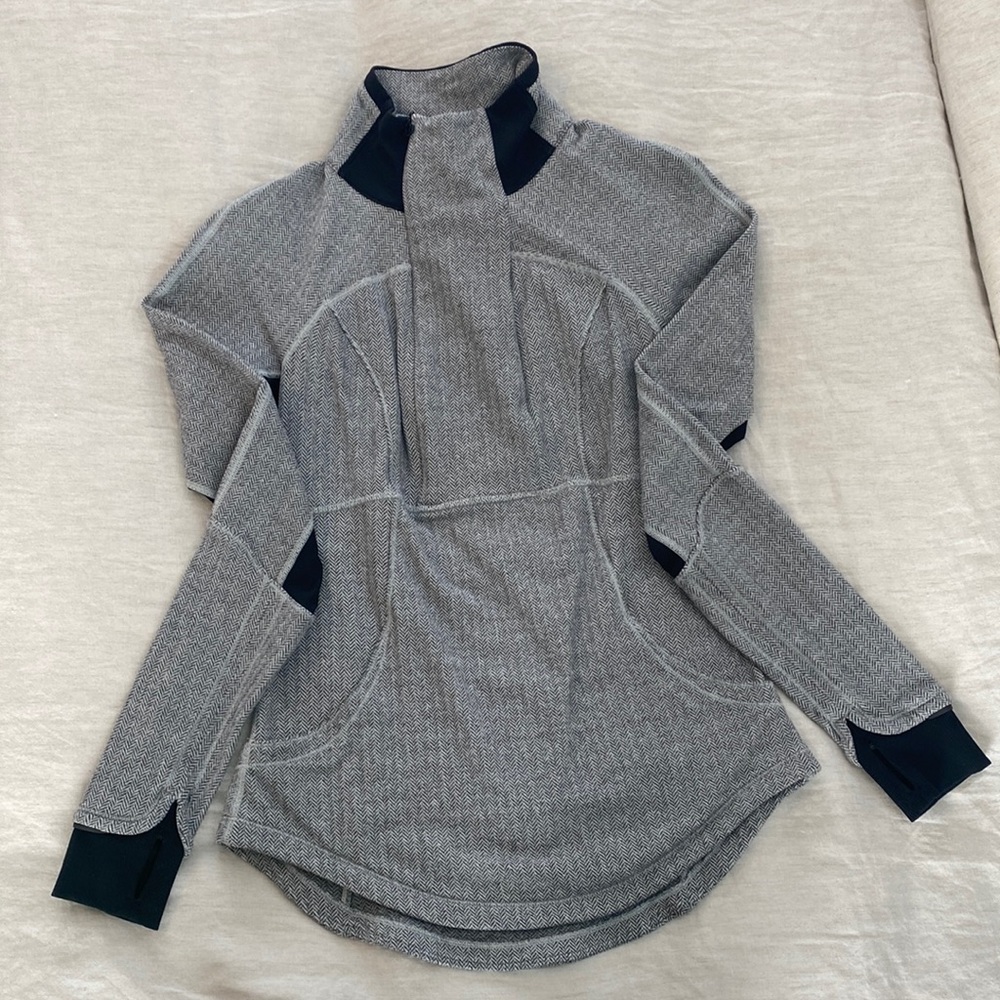 lululemon quarter zip long sleeve pullover